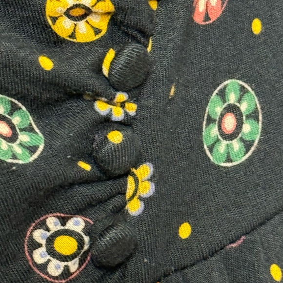 Anthropologie Maeve Archival Long Sleeve Midi Dress Sz M - Picture 11 of 14